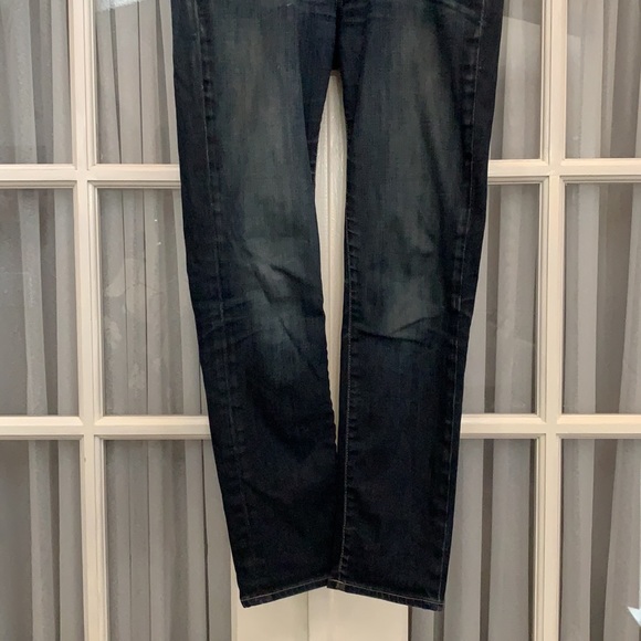 Paige Skyline Ankle Peg dark wash stretch jeans - Picture 9 of 17